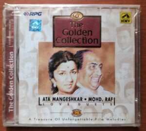 THE GOLDEN COLLECTION - Lata Mangeshkar & Mohd Rafi Love Duets Hindi Audio Cd (FACTORY SEALED PACK)