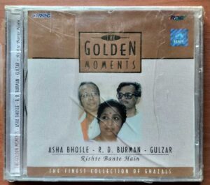 THE GOLDEN MOMENTS - Asha Bhosle & R.D. Burman & Gulzar Hindi Film Audio Cd (FACTORY SEALED PACK)
