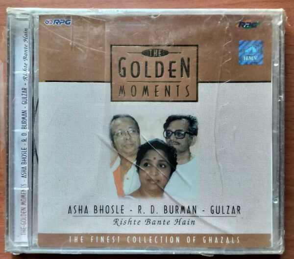 THE GOLDEN MOMENTS - Asha Bhosle & R.D. Burman & Gulzar Hindi Film Audio Cd (FACTORY SEALED PACK)