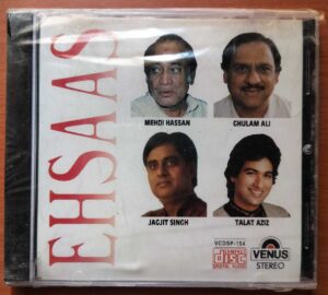 EHSAAS - Mehdi Hassan & Gulam Ali Hindi Audio Cd (FACTORY SEALED PACK)