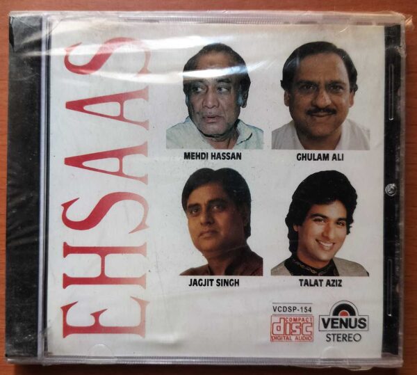EHSAAS - Mehdi Hassan & Gulam Ali Hindi Audio Cd (FACTORY SEALED PACK)