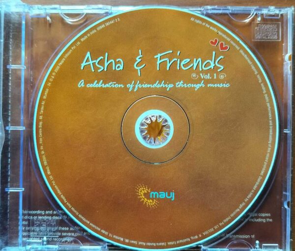 ASHA & FRIENDS VOL 1 - Hindi Film Audio Cd - Image 2