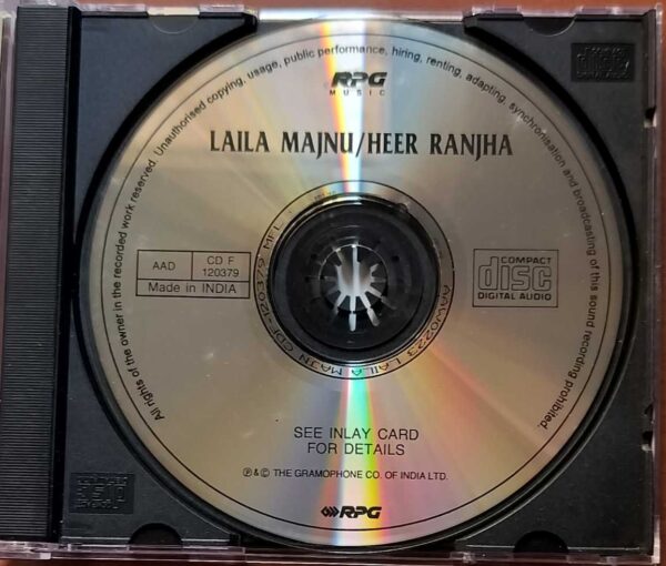 LAILA MAJNU / HEER RANJHA - Madan Mohan Hindi Film Audio Cd - Image 2