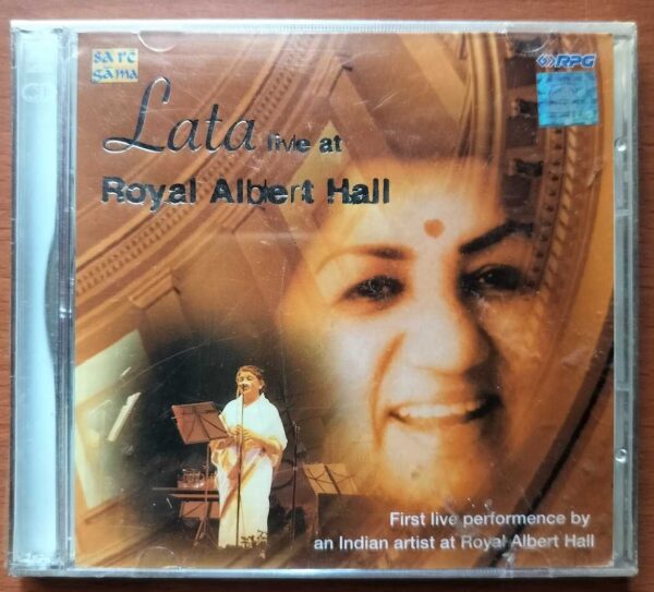 LATA LIVE AT ROYAL ALBERT HALL - First Live Performance Hindi 2CD Pack Audio Cd (FACTORY SEALED PACK)