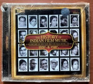 THE HISTORY OF INDIAN FILM MUSIC 1930'S - 1940'S - Hindi Old Film Audio Cd (FACTORY SEALED PACK)