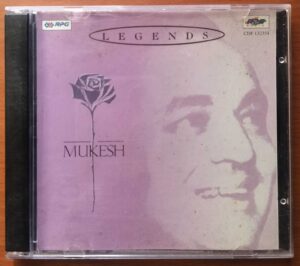 LEGENDS MUKESH CD 4 - Imported Hindi Audio Cd
