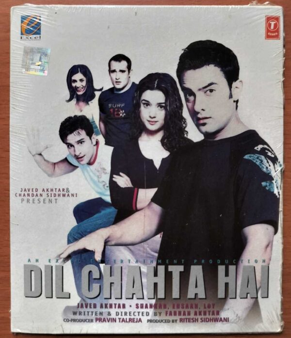 DIL CHAHTA HAI - Shankar-Ehsaan-Loy Hindi Audio Cd (FACTORY SEALED PACK)