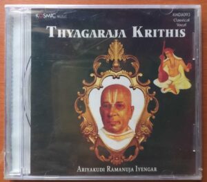 THYAGARAJA KRITHIS - Ariyakudi Ramanuja Iyengar Classical Vocal Audio Cd (FACTORY SEALED PACK)