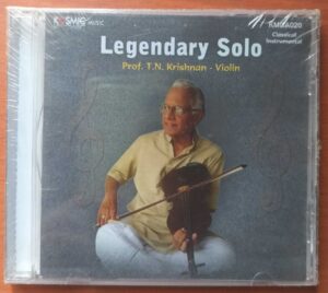LEGENDARY SOLO - T.N. Krishnan Violin Classical Instrumental Audio Cd (FACTORY SEALED PACK)