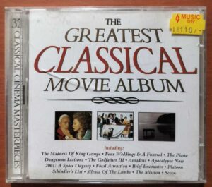 THE GREATEST CLASSICAL MOVIE ALBUM - Cinema Classical Master Pieces 2CD Pack Audio Cd