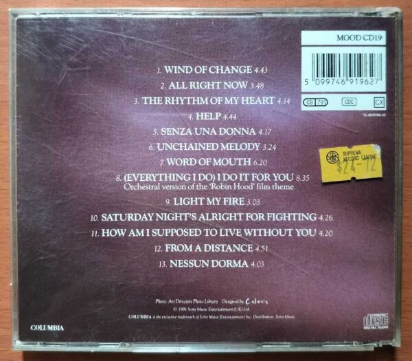 WIND OF CHANGE CLASSIC ROCK - The London Symphony Orchestra The Royal Choral Society Rock Album Audio Cd - Image 2