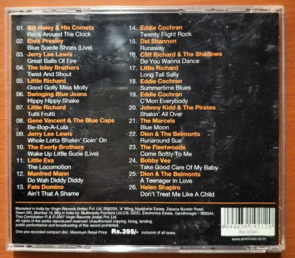 BEST ROCK N' ROLL SONGS IN THE WORLD EVER - English Compilation Album Audio Cd - Image 2
