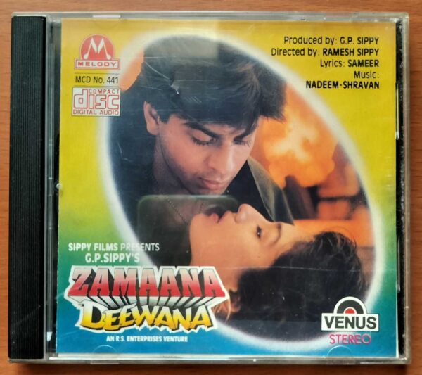 ZAMAANA DEEWANA - Nadeem Safi & Shravan Imported Venus Melody Hindi Audio Cd
