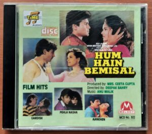 HUM HAIN BEMISAL / FILM HITS - Anu Malik Imported Venus Melody Hindi Audio Cd