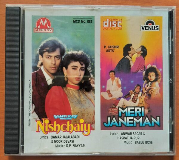 NISHCHAIY / MERI JANEMAN - O.P. Nayyar & Babul Bose Imported Venus Melody Hindi Audio Cd