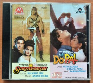 SURYAVANSHI / DOPAL - Anand- Milind & Rajesh Roshan Imported Venus Melody Hindi Audio Cd