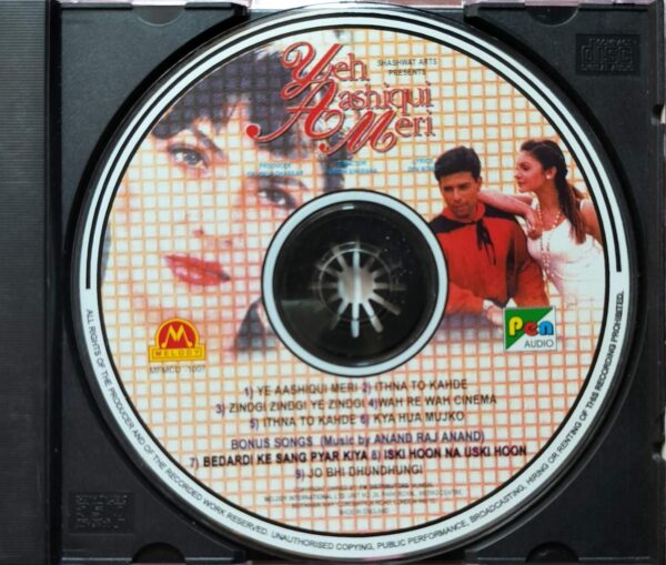 YEH AASHIQUI MERI - Ajit Varman Imported Venus Melody Hindi Audio Cd - Image 2