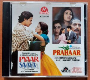 PYAAR SAAYA / PRAHAAR - Imported Nadeem Shravan & Laxmikant Pyarelal Venus Melody Audio Cd
