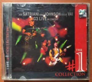 JOE SATRIANI ERIC JHONSON STEVE VAI G3 LIVE CONCERT - English Rock Album Audio Cd