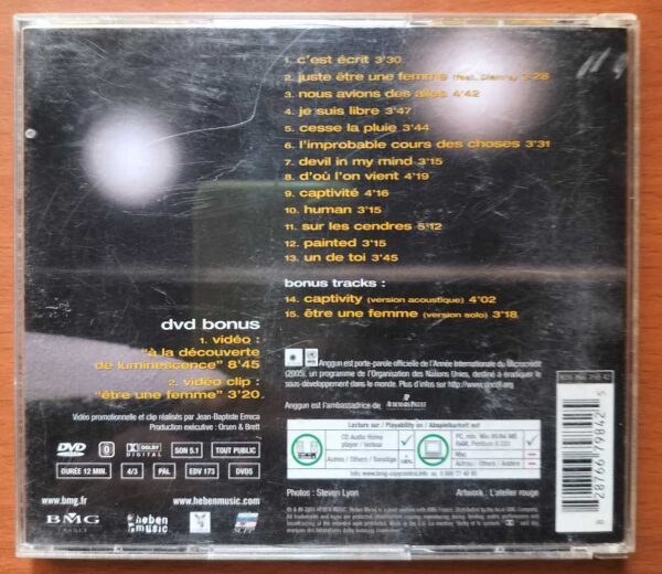 ANGGUN LUMINESCENCE - Imported Pop Album 2CD Pack Audio CD - Image 2