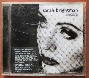 SARAH BRIGHTMAN ENCORE - Imported Classical Album Audio Cd