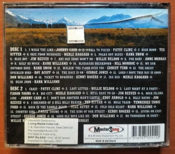 HIGH NOON 36 COUNTRY FACOURITES - Imported Compilation Music 2CD Pack Audio Cd - Image 2