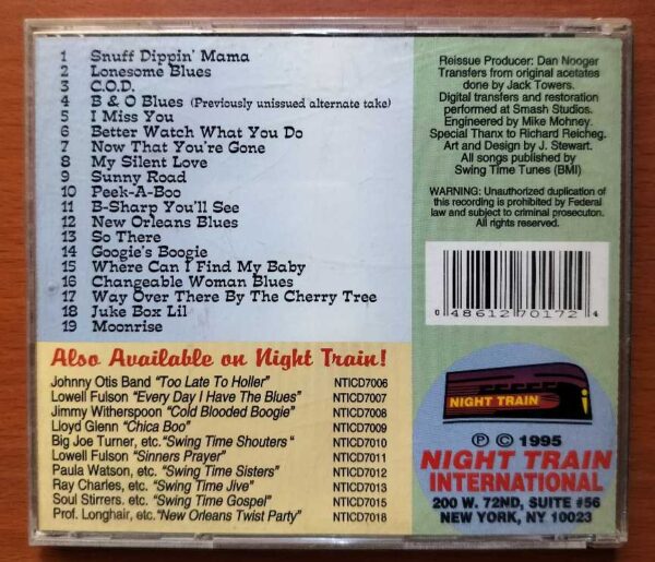 CHARLES BROWN SNUFF DIPPIN MAMA - Imported Blues Album Audio Cd - Image 2