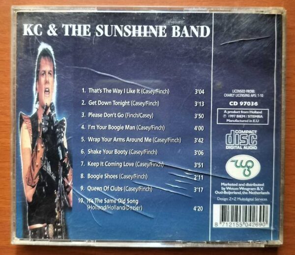 KC & THE SUNSHINE BAND - Imported Disco Album Audio Cd - Image 2