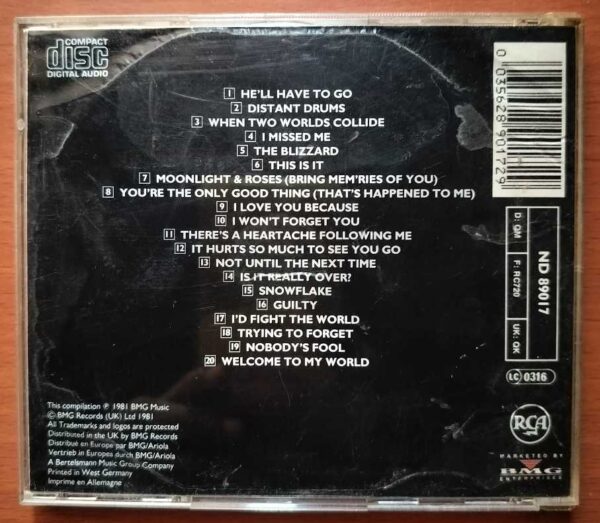 THE VERY BEST OF JIM REEVES - Imported Pop Folk English Album Audio Cd - Image 2