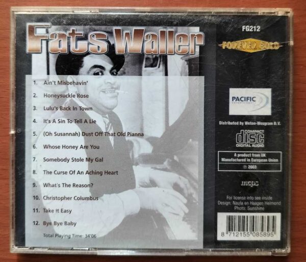 FATS WALLER TAKE IT EASY - Imported Jazz Album Audio Cd - Image 2