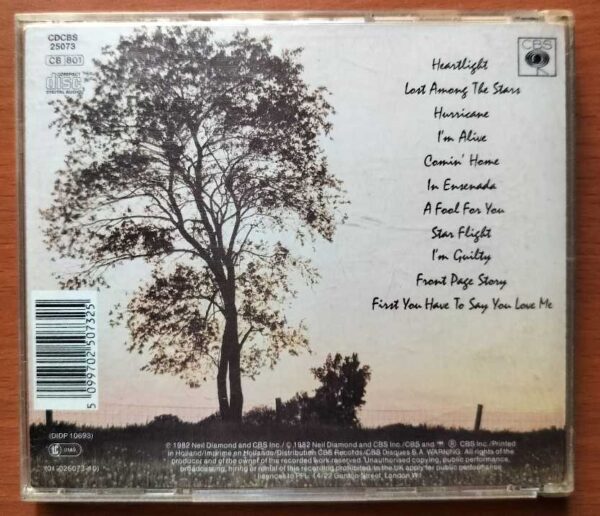 NEIL DIAMOND HEARTLIGHT - Imported Pop Album Audio Cd - Image 2