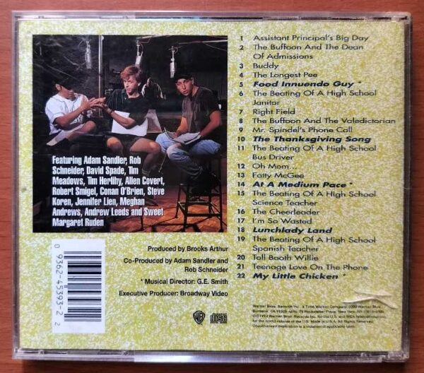 ADAM SANDLER THEY RE ALL GONNA LAUGH AT YOU -  Imported Comedy Album Audio Cd - Image 2