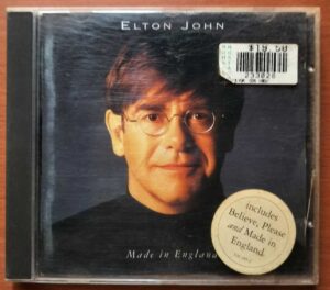 ELTON JOHN MADE IN ENGLAND - Imported Pop Rock Album Audio Cd