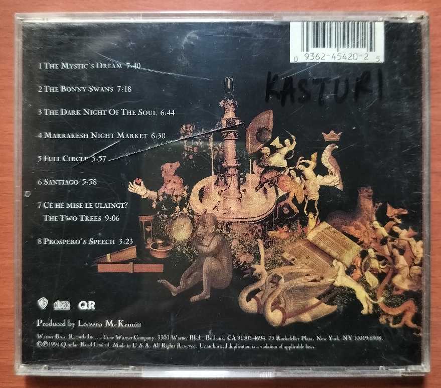 LOREENA MCRENNITT THE MARK AND MIRROR - Imported Rock Folk Album Audio CD - Image 2