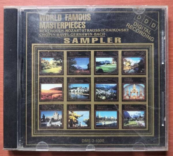 WORLD FAMOUS MASTERPIECES SAMPLER - Imported Classical Audio Cd
