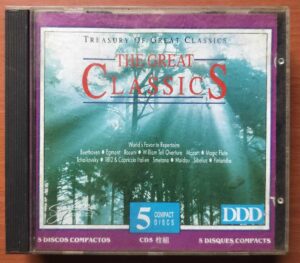 THE GREAT CLASSICS - Imported Classical 5CD Pack Album Audio Cd
