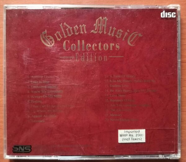 GOLDEN MUSIC COLLECTORS EDITION  - English Compilation Album 2CD Pack Audio Cd - Image 2