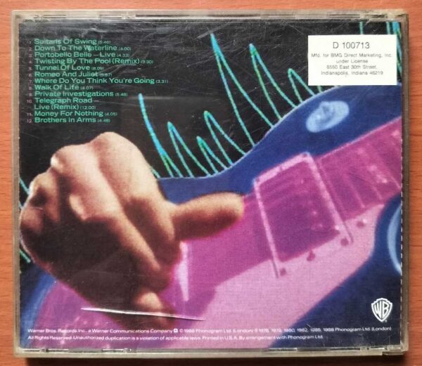 DIRE STRAITS MONEY FOR NOTHING - Imported Rock Album Audio Cd - Image 2