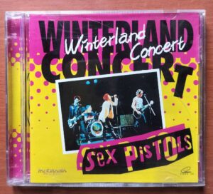 WINTERLAND CONCERT SEX PISTOLS - English Rock Album Audio Cd