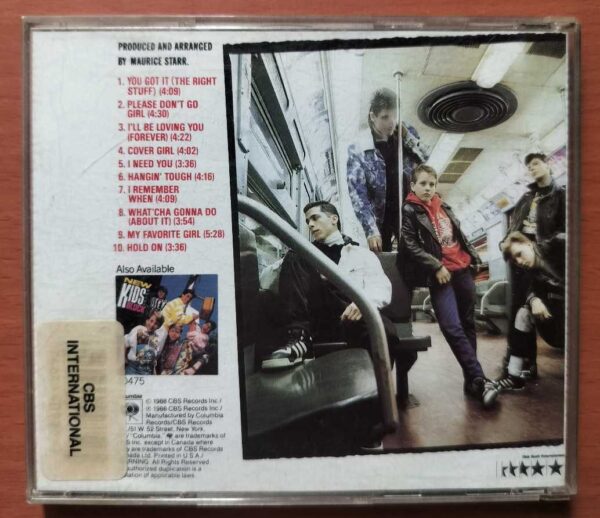 NEW KIDS ON THE BLOCK HANGIN TOUGH - Imported Pop Rock Album Audio Cd - Image 2