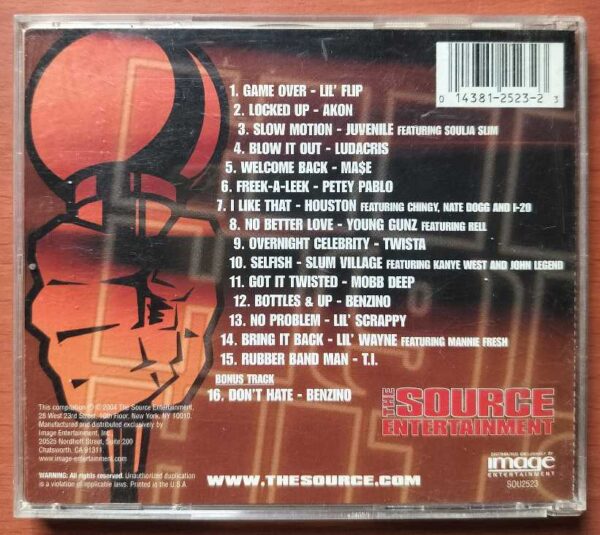 THE SOURCE PRESENTS HIP HOP HITS - English Hip Hop Album Audio Cd - Image 2