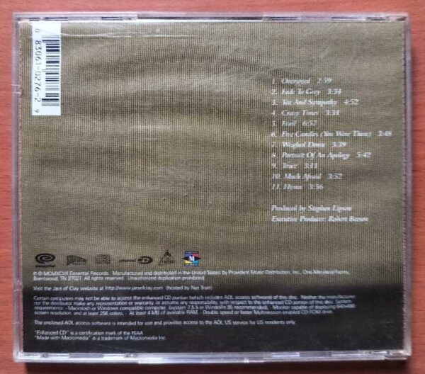 JARS OF CLAY MUCH AFRAID - Imported Rock Album Audio Cd - Image 2