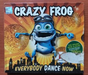 CRAZY FROG EVERYBODY DANCE NOW - English Dance Music Album Audio Cd