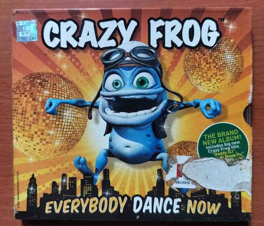 CRAZY FROG EVERYBODY DANCE NOW English Dance Music Album Audio Cd CRAZY FROG EVERYBODY DANCE NOW English Dance Music Album Audio Cd