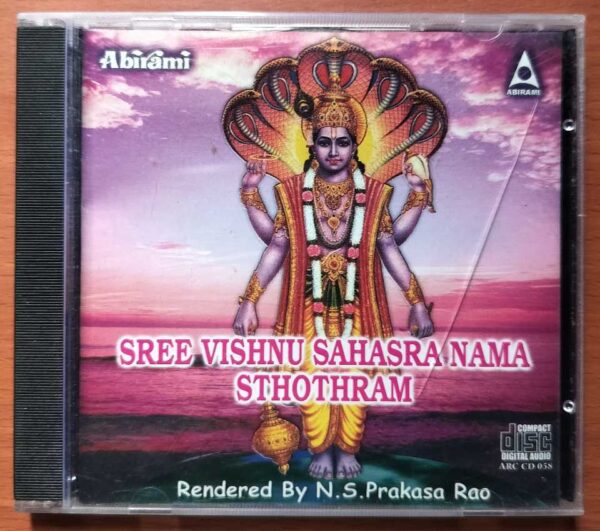 SREE VISHNU SAHASRA NAMA STHOTHRAM - N.S. Prakasa Rao Devotional Audio Cd