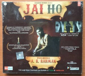 JAI HO - A.R. Rahman Hindi 2CD Pack Audio Cd (FACTORY SEALED PACK)