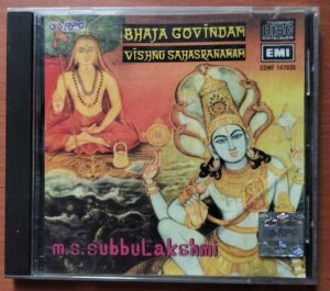 Bhaja Govindam Vishnu Sahasranamam - Imported M.S. Subbulakshmi Devotional Audio Cd