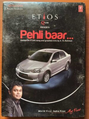 PEHLI BAAR EXCLUSIVE ETIOS SONG AND GREATEST HITS BY A.R. RAHMAN - A.R. Rahman Complimentary NFS Copy Audio Cd (FACTORY SEALED PACK)