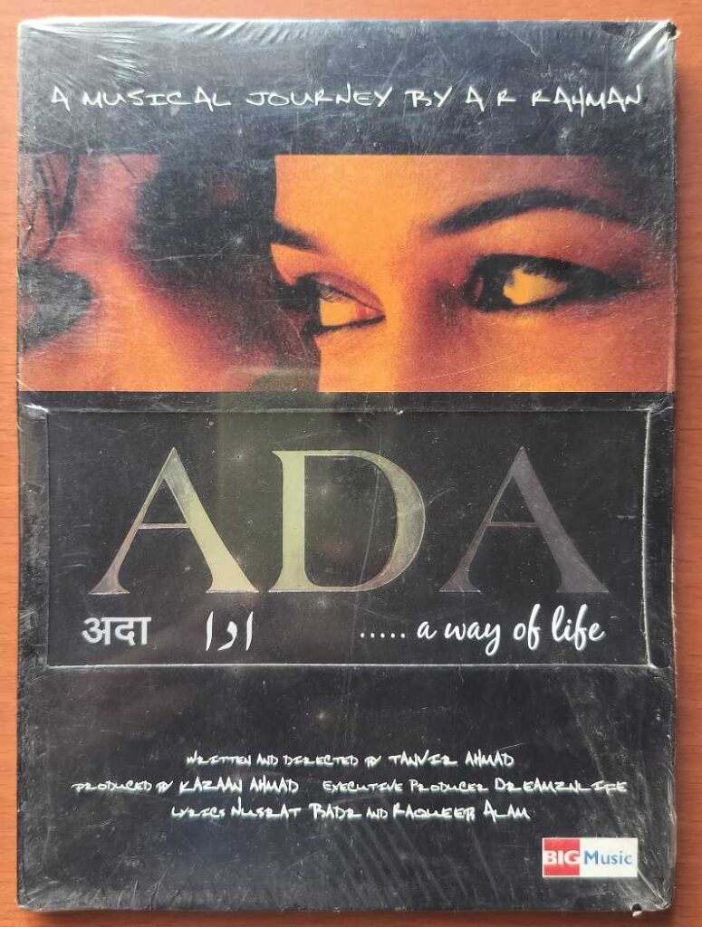 ADA...a way of life - A.R. Rahman Album Audio Cd (FACTORY SEALED PACK ...
