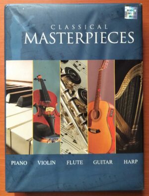 CLASSICAL MASTERPIECES PIANO VIOLIN FLUTE GUITAR HARP - Classical 5CD Pack Audio CD